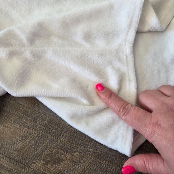 Skims US Womens Sz 2X Snow Terry Lounge Shorts Loose Fit Cotton/Modal Blend NEW - Picture 9 of 9